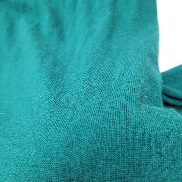 J. Crew wool V neck pullover sweater deep green - Picture 8 of 8